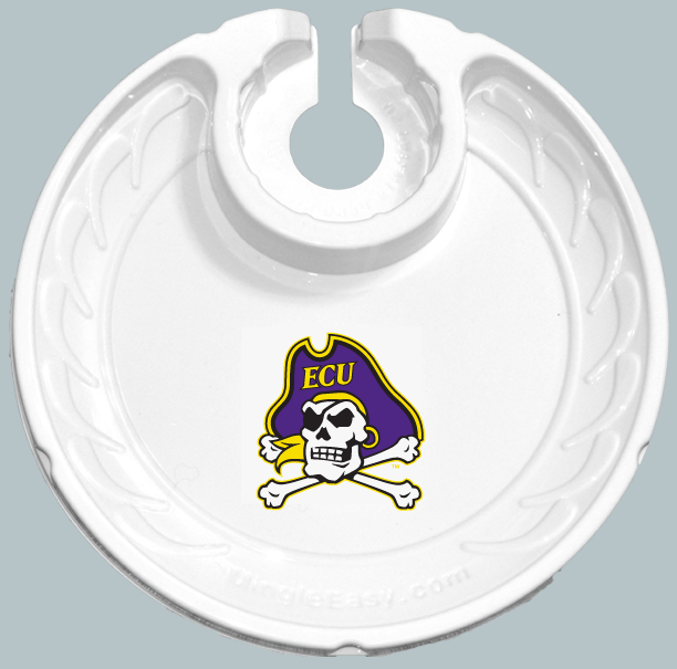 East Carolina Pirates Box of 6 Plastic Party Plates