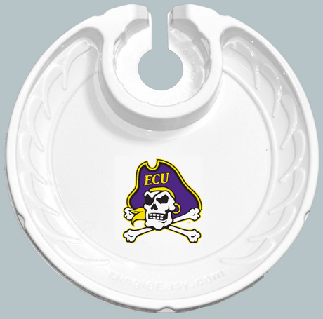East Carolina Pirates Box of 6 Plastic Party Plates