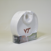 Virginia Tech Hokies Box of 6 Plastic Party Plates