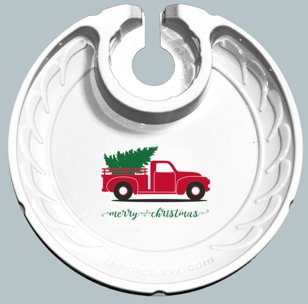 Holiday Christmas Truck (Box of 6 Plates)