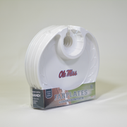 Ole Miss Rebels Box of 6 Plastic Party Plate